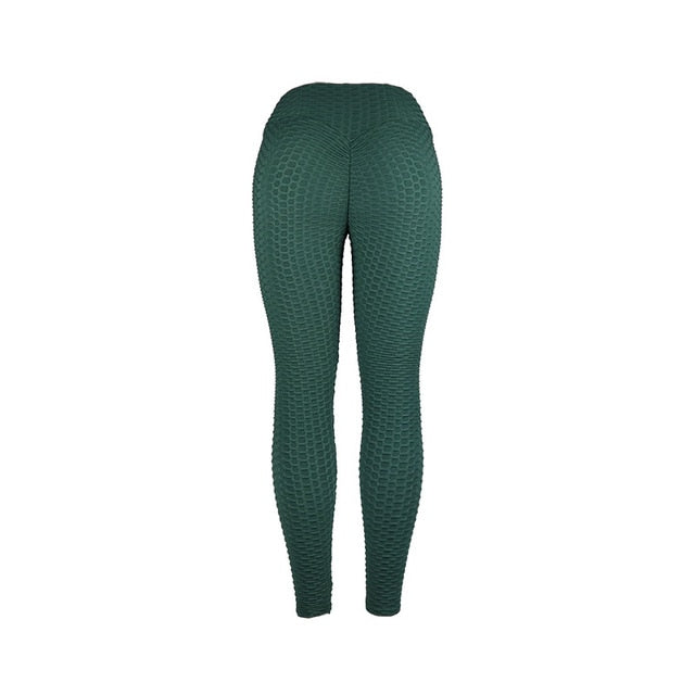 High Waist Honeycomb Leggings for Women