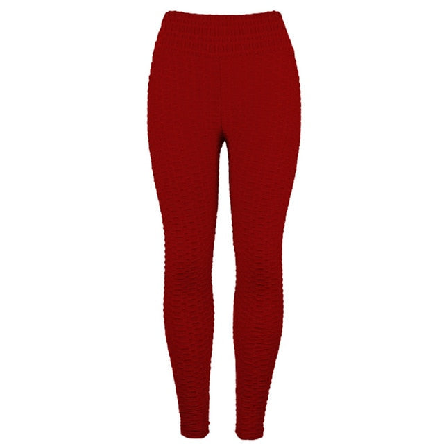 High Waist Honeycomb Leggings for Women