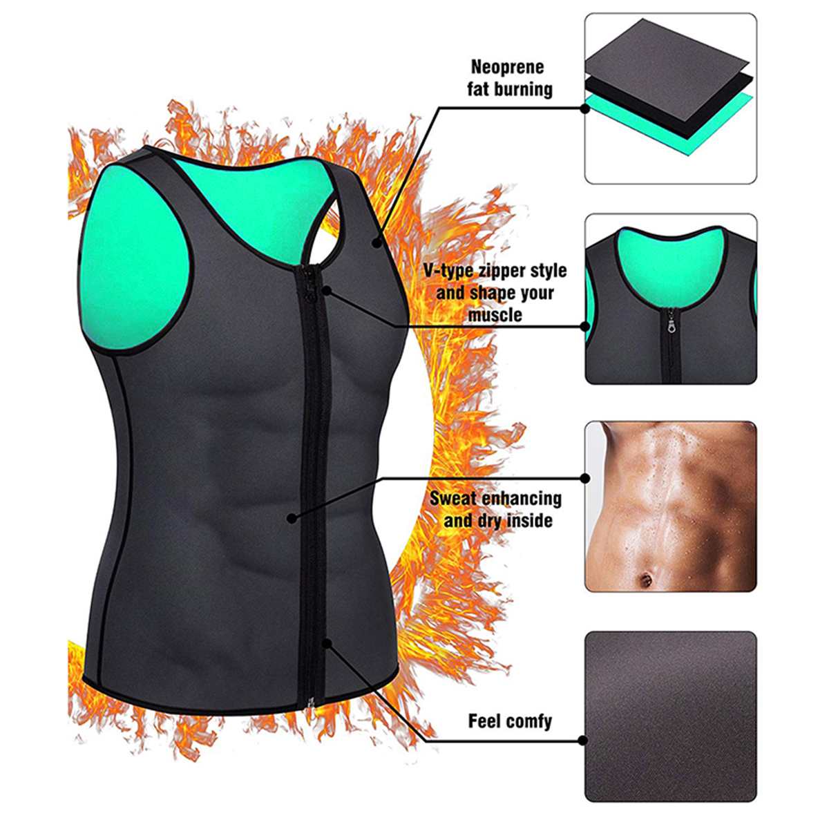 Body Slimming Sweat Sauna Vest