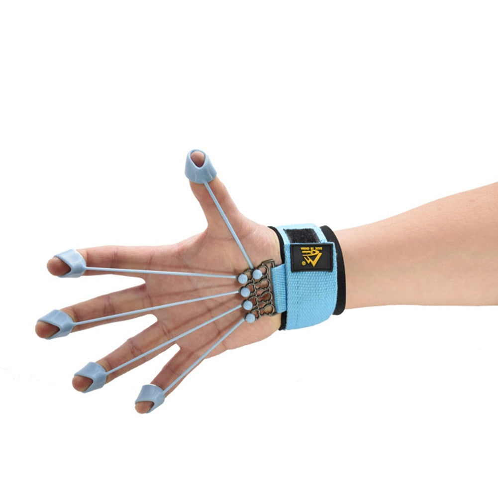 Finger And Hand Extensor Exerciser Trainer With Hand Strengthener